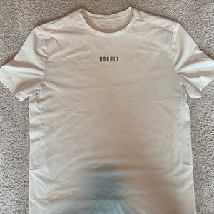 NOBULL Cream Short Sleeve Tee Medium